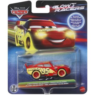 Auto świecące w ciemności Zygzak McQueen Mattel HPG77 Disney Auta