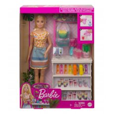 Barbie Lalka z akcesoriami Barek Smoothie Mattel GRN75