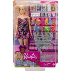 Barbie Lalka z akcesoriami Na zakupach Mattel GTK94