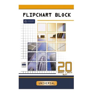 Blok gładki do flipcharta 20 kartek 64x100 cm Interdruk 74475