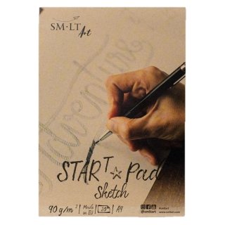 Blok rysunkowy Start Pad Sketch A4 20 arkuszy 90g SMLT