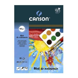 Blok do malowania A4 biały 25 kartek Canson® 6666184