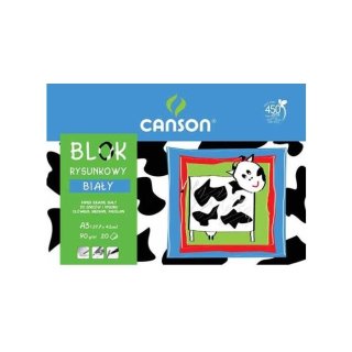 Blok rysunkowy A3 biały 20 kartek Canson® 6666118
