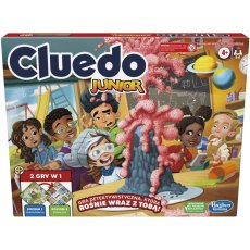 Cluedo Junior Plus 2w1 Hasbro Gaming F6419 gra planszowa