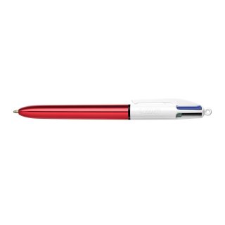 Długopis automatyczny 4-Colours Shine Red 4 kolory BiC 37613
