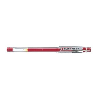 Długopis żelowy G-Tec-C4 czerwony 0,4 Pilot BLGC4R 