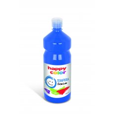 Farba tempera plakatowa niebieska 1000 ml Premium nr 3 Happy Color HA 3310 1000-3