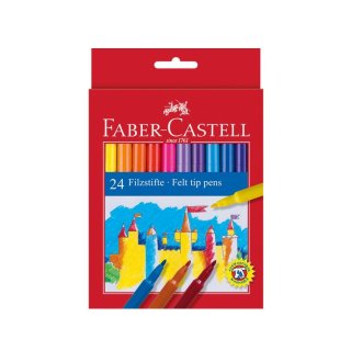 Flamastry Zamek 24 kolory Faber-Castell 554202