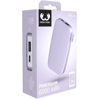 Fresh n' Rebel Powerbank 6000 mAh USB-C Fast Charging Hama 215325 Dreamy Lilac