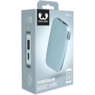 Fresh n' Rebel Powerbank 6000 mAh USB-C Fast Charging Hama 215135 Dusky Blue