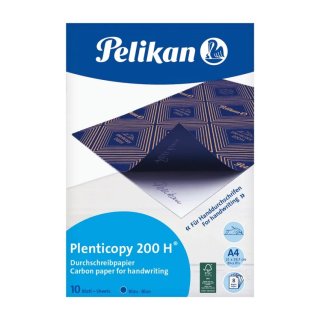 Kalka kopiowa ołówkowa niebieska A4 10 arkuszy 200H Pelikan