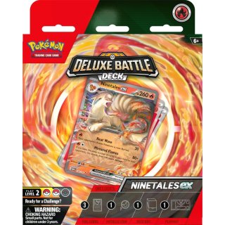 Karty Pokemon TCG Deluxe Battle Deck 85600 Ninetales ex Talia tematyczna