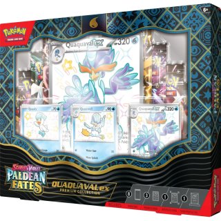 Karty Pokemon TCG Ex Premium Collection Box Paldean Fates 85961 Quaquaval