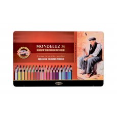 Kredki akwarelowe Mondeluz 36 kolorów Koh-I-Noor 3725 32551