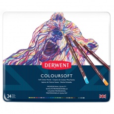 Kredki Coloursoft 24 kolory Derwent 0701027
