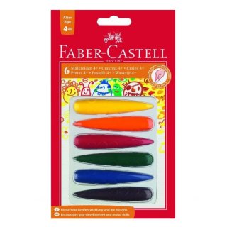 Kredki First Grip 6 kolorów, Faber-Castell 120404