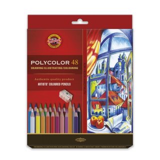 Kredki ołówkowe 48 kolorów Polycolor Koh-I-Noor 3836