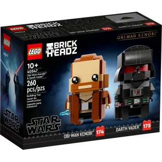 LEGO BrickHeadz Star Wars 40547 Obi-Wan Kenobi i Darth Vader