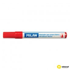 Marker suchościeralny czerwony Milan 16529123 okrągła końcówka