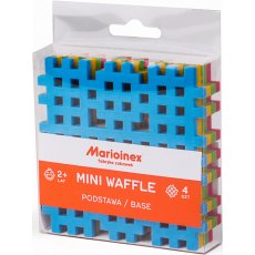 Miękkie klocki Mini Wafle Podstawa 4 sztuki Marioinex Waffle 902608
