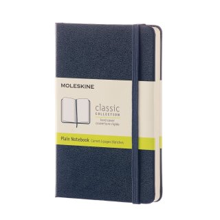 Moleskine® Classic Notes P gładki twarda oprawa szafirowy QP012B20