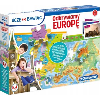 Odkrywamy Europę Puzzle i karty Clementoni 50020