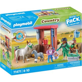 Playmobil Country 71471 Starter Packs Weterynarz z osiołkami