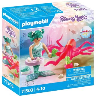 Playmobil Princess Magic 71503 Syrenka ze zmieniającą kolory ośmiornicą