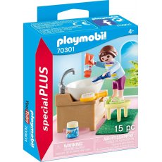 Playmobil Special Plus 70301 Poranna toaleta Dziewczynka przy umywalce