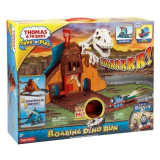 Przygoda z dinozaurem Tomek i Przyjaciele Take-n-Play Mattel BCX23 Thomas & Friends