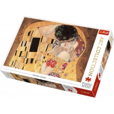 Puzzle 1000 elementów Trefl 10559 Pocałunek Gustav Klimt