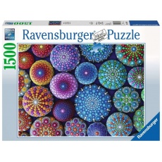 Puzzle 1500 elementów Ravensburger 163656 Kolorowe kamienie