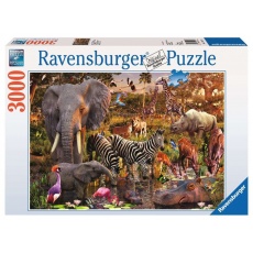 Puzzle 3000 elementów Ravensburger 170371 Zwierzęta Afryki