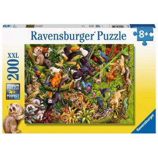 Puzzle XXL 200 elementów Ravensburger 133512 Las tropikalny 