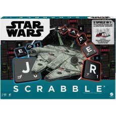 Scrabble Star Wars Gwiezdne Wojny gra planszowa słowna Mattel HJD08