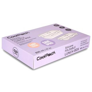 Śniadaniówka silikonowa składana CoolPack  Powder Purple, pojemnik śniadaniowy fioletowy 320910 12648