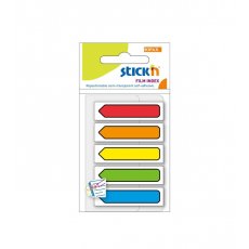 Zakładki indeksujące 45x12 mm neonowe mix 5 kolorów Stick'n 21464