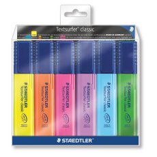 Zakreślacze Textsurfer classic  6 kolorów Staedtler 364 WP6