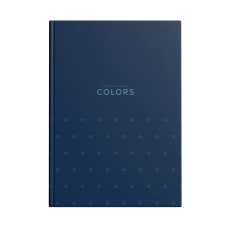 Zeszyt brulion COLORS A5 w kratkę 192 kartek, niebieski  TOP 2000