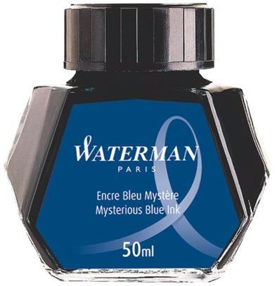 Atrament do piór wiecznych 50 ml Waterman niebiesko-czarny 110790