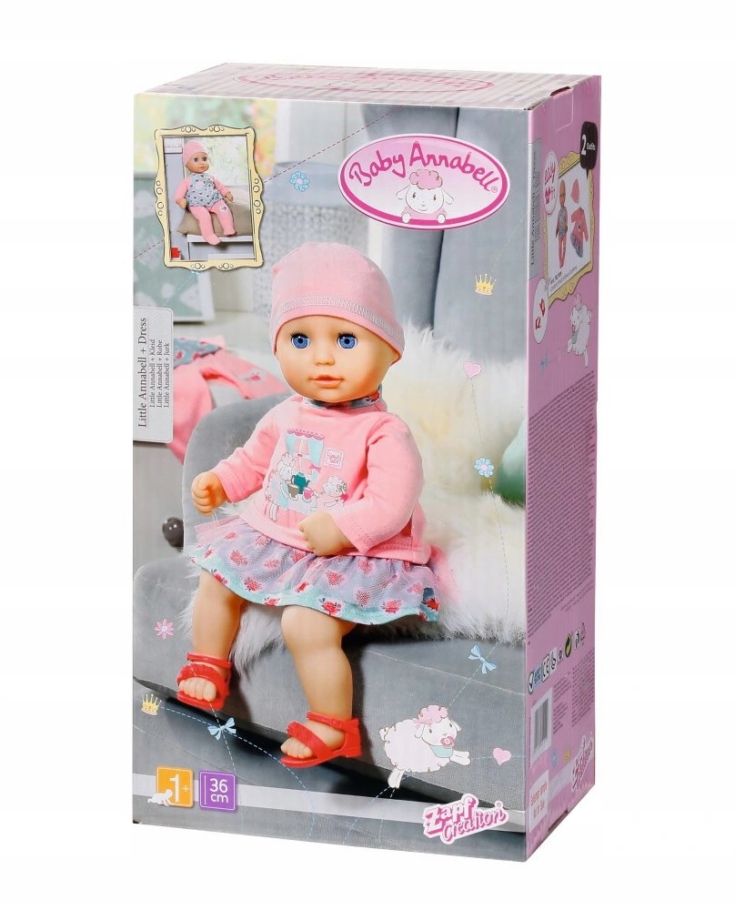Baby Annabell Lalka z sukieneczką 36 cm Zapf Creation 702109