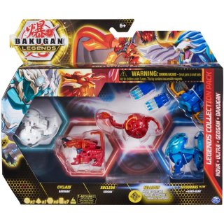 Bakugan Legends Collection Zestaw Cycloid, Arcleon, Nova Nillious i Hydorous Ultra Spin Master 6065913