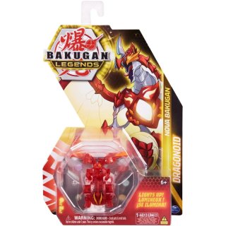 Bakugan Legends Kula podświetlana Nova Dragonoid Red Spin Master