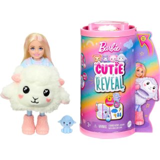 Barbie Cutie Reveal Lalka Chelsea Owieczka Mattel HKR17 HKR18 Seria Słodkie Stylizacje
