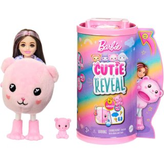 Barbie Cutie Reveal Lalka Chelsea Miś Mattel HKR17 HKR19 Seria Słodkie Stylizacje