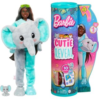 Barbie Cutie Reveal Lalka Słoń Dżungla Mattel F6904