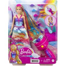 Barbie Dreamtopia Lalka Księżniczka do czesania Zakręcone włosy Mattel GTG00 Twist 'n Style