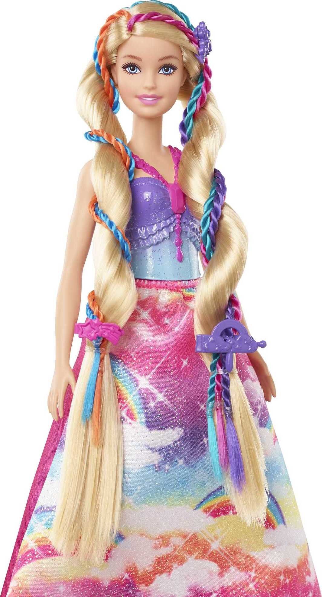 Barbie Dreamtopia Lalka Księżniczka do czesania Zakręcone włosy Mattel GTG00 Twist \'n Style