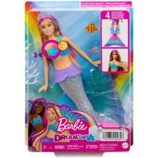 Barbie Dreamtopia Lalka Syrenka ze świecącym ogonem Mattel HDJ35 HDJ36 