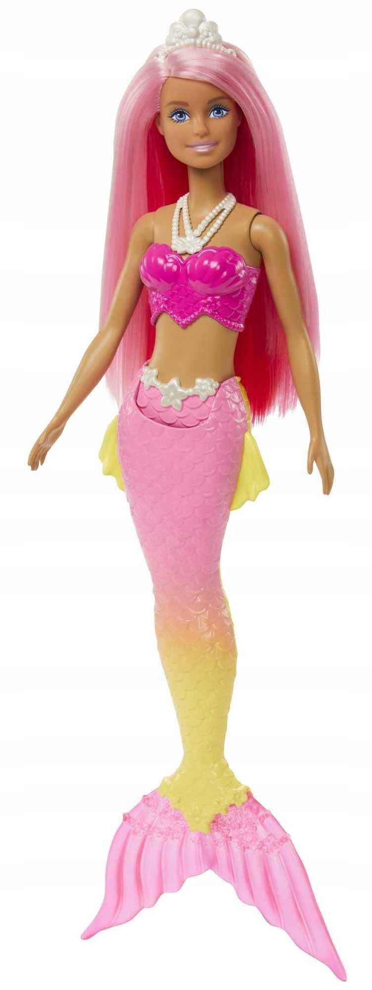 Barbie Dreamtopia Lalka Syrenka z Krainy Tęczy Mattel HGR08 HGR11 
